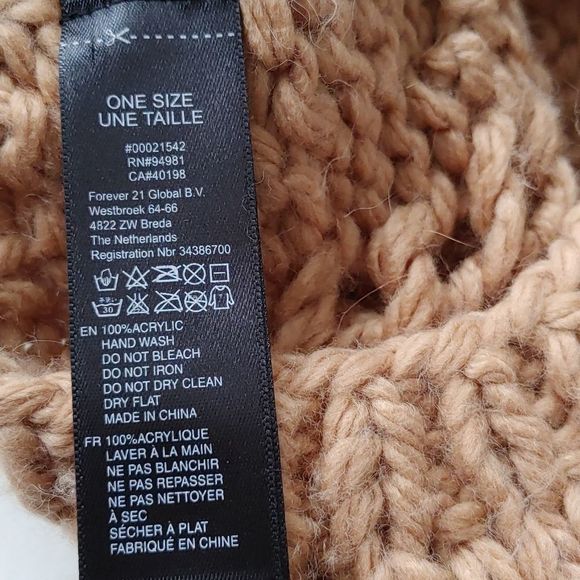 Forever 21 tan knit hat - Picture 4 of 4